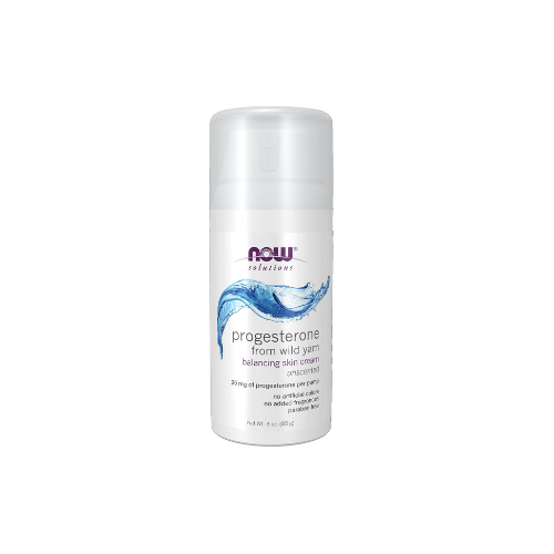 Natural Progesterone Balncing Skin Cream 85g NOW Solutions, Natural Progesterone Balncing Skin Cream 20 mg of Natural Progesterone Per Pump, Unscented3-Ounce