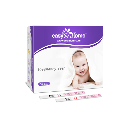 Pregnancy Test Kit Easy@Home Pregnancy Test Strips Kit: 50-Pack HCG Test Strips, Early Detection Home Pregnancy Test EZW1-S:50