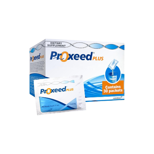 Male Fertility Support Proxeed Plus Fertility Supplements for Men | Improves Sperm Count, Concentration & Motility* | L-Carnitine Based Formula with Folic Acid | 1 Box, 30 Powder Packets