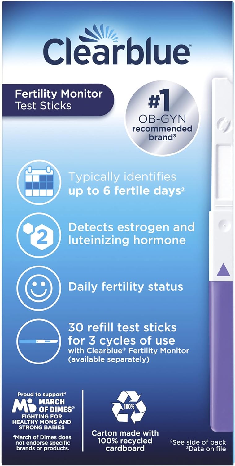 Clear Blue High-performance ovulation test stick pack of 30