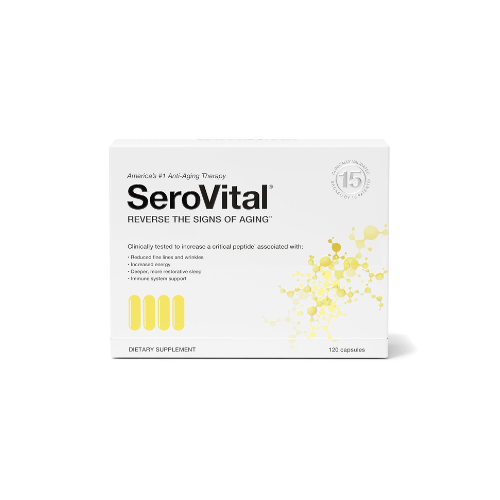 For Anti-Aging: Serovital Renewal Complex, Serovital - Renewal Supplements - Female Critical Peptide Support - Revitalizer for Women, 120 Capsules (Pack of 1)