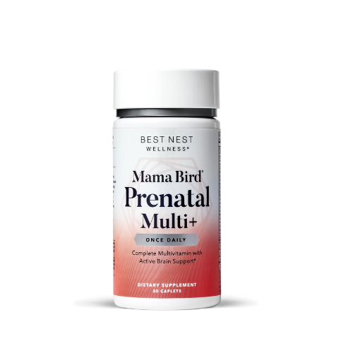 Best Nest Wellness Mama Bird Natural Folic Acid Vitamin Methylfolate No Iodine Iron