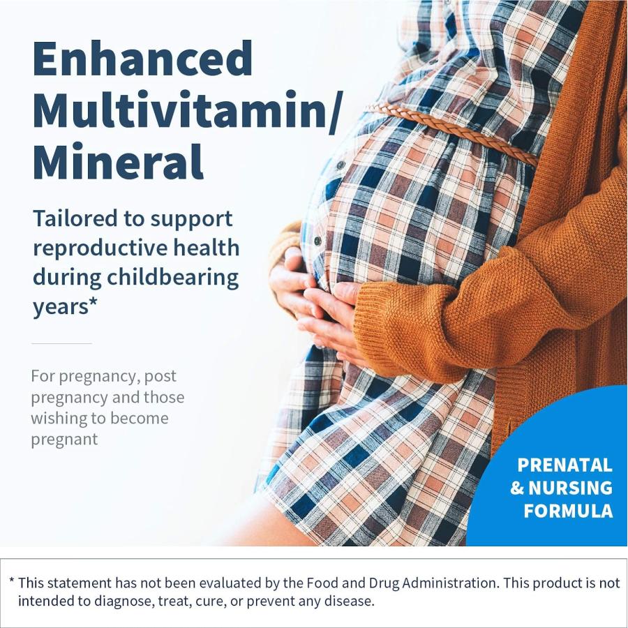 Prenatal & Nursing Formula Multivitamin and Multimineral Supplement - 90 Capsules