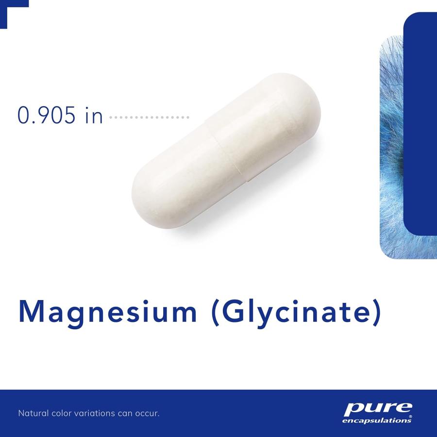 Pure Encapsulations - Magnesium (Glycinate) - Supports Enzymatic and Physiological Functions 360 Capsules