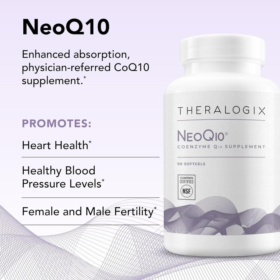 NeoQ10 Coenzyme Q10 Supplement Coenzyme Q10 90-day supply