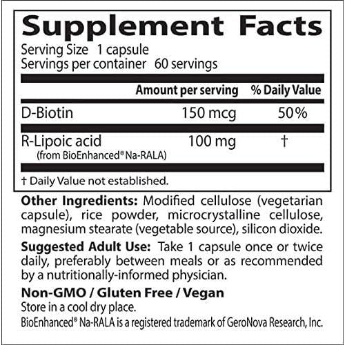 Doctor's Best Stabilized Bio-Enhanced 100mg 60 Capsules