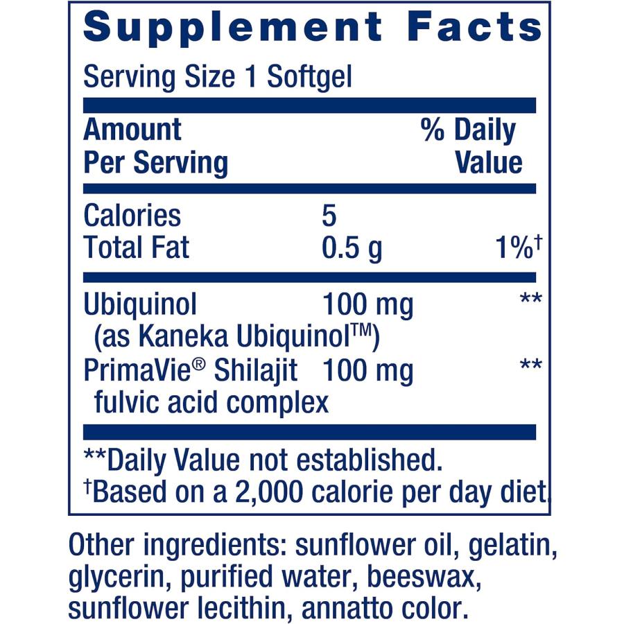 Super Ubiquinol CoQ10 with Enhanced Mitochondrial Support 60 Softgels