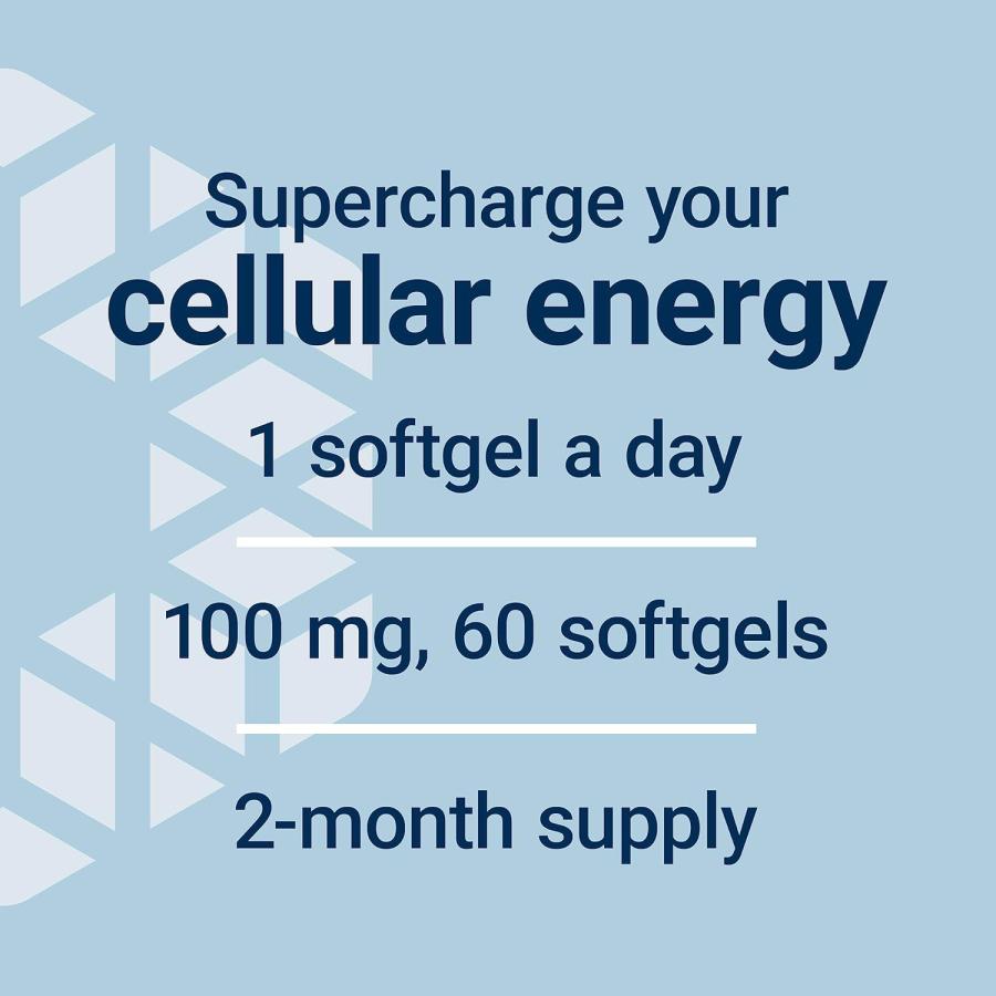 Super Ubiquinol CoQ10 with Enhanced Mitochondrial Support 60 Softgels