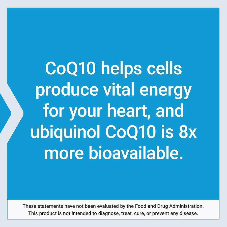 Super Ubiquinol CoQ10 with Enhanced Mitochondrial Support 60 Softgels