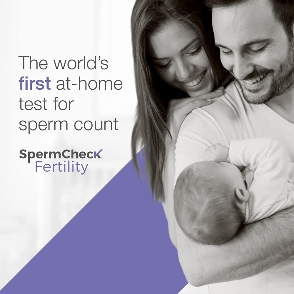 Sperm Test Kit Fertility Home Test Kit for Men- Shows Normal or Low Sperm Count- Easy to Read Results-Convenient, Accurate, Private