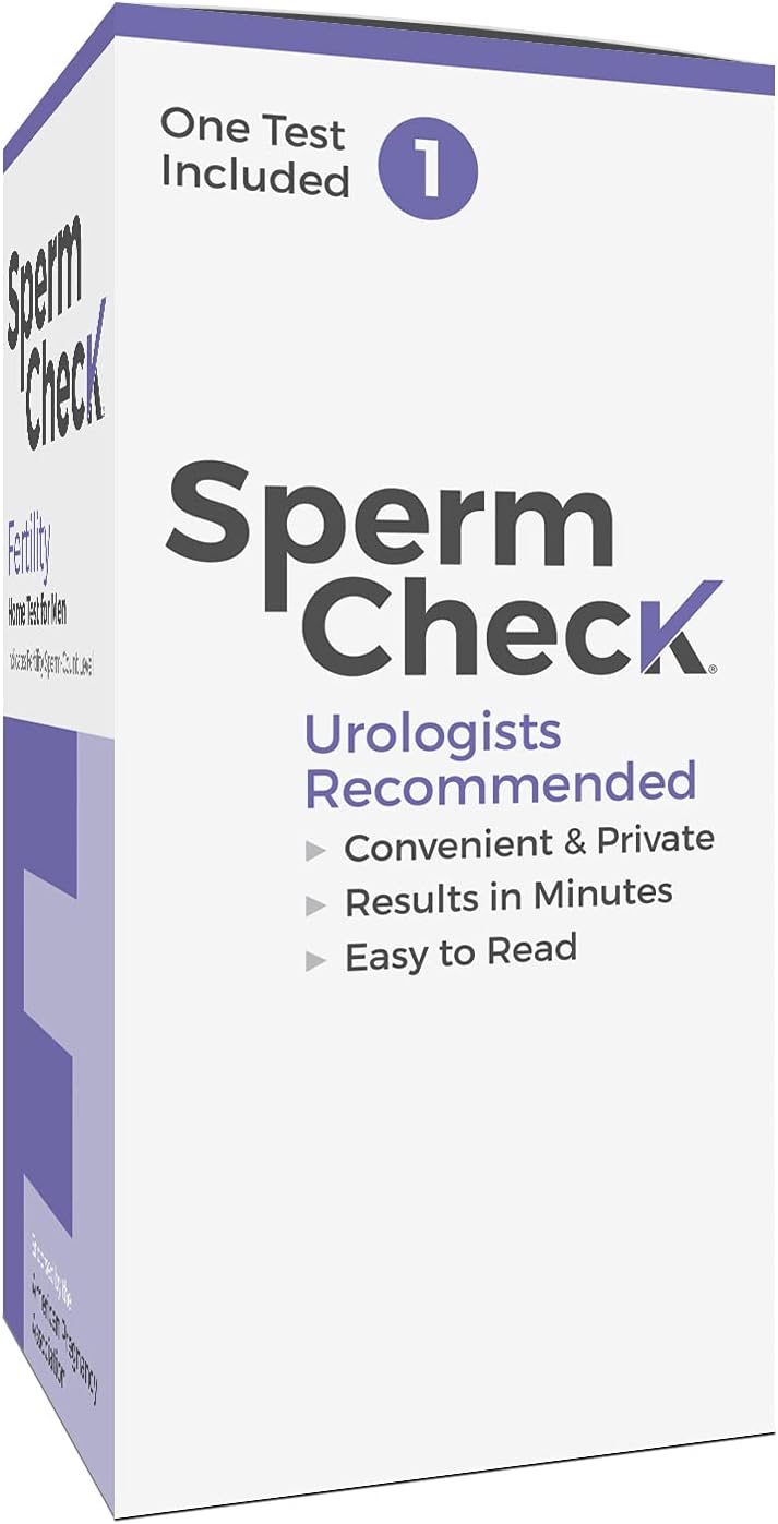 Sperm Test Kit Fertility Home Test Kit for Men- Shows Normal or Low Sperm Count- Easy to Read Results-Convenient, Accurate, Private